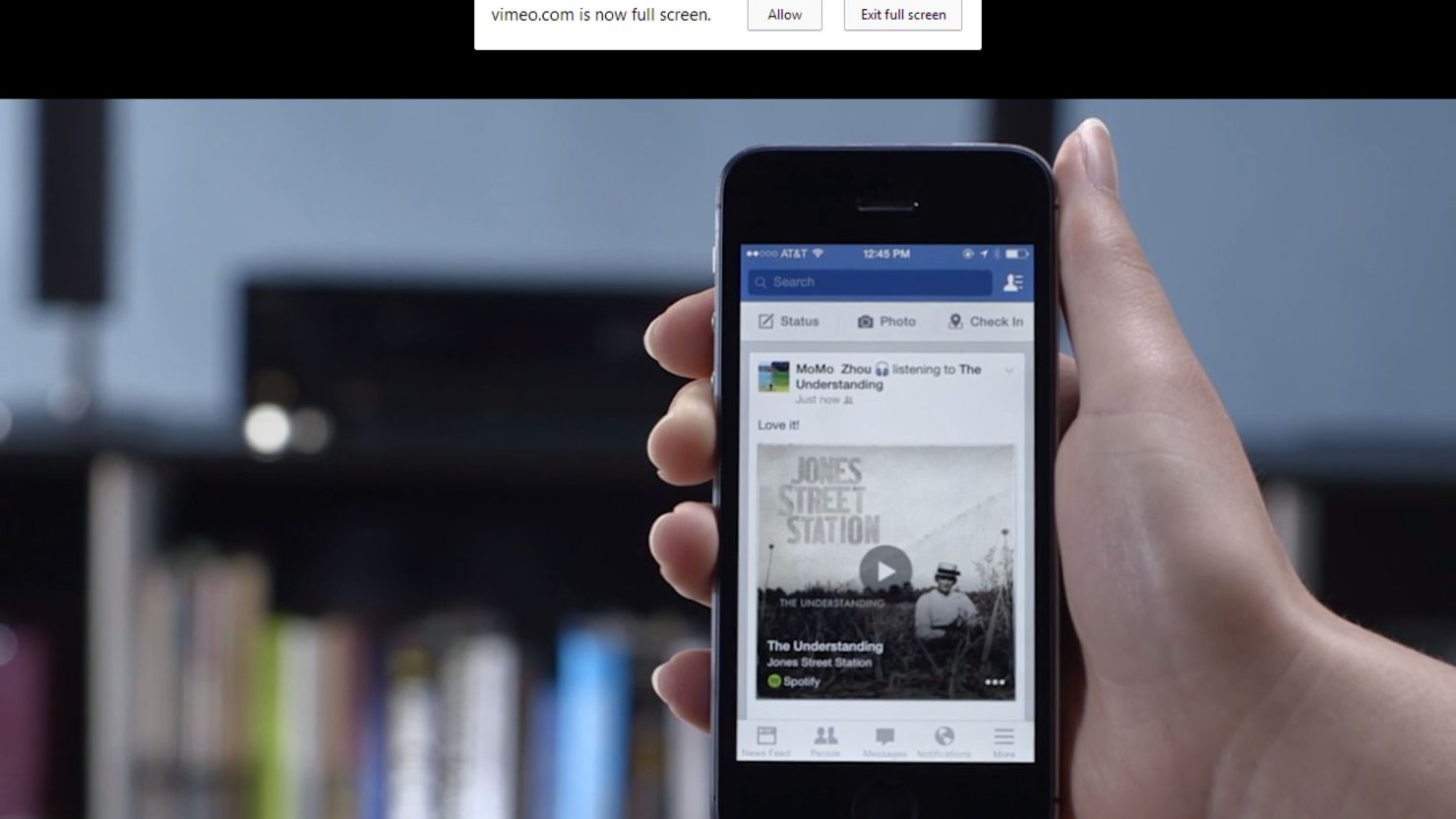 Facebook has added an audio-recognition feature that makes it easier to share updates about music and TV shows.