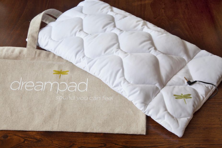 <a href="http://dreampadsleep.com/" target="_blank" target="_blank"><strong>Dreampad</strong></a><strong> </strong>turns your pillow into a speaker that only you can hear. Now you can lull yourself to sleep with sweet music transmitted through the fluff.