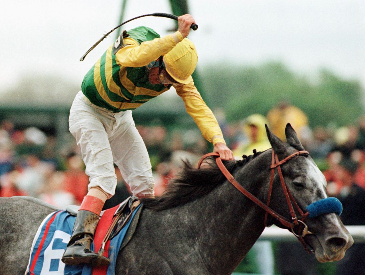 His third and, to date, last Kentucky Derby victory was in 1997 on board Silver Charm.