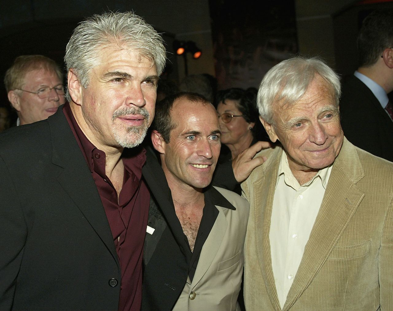 While still riding, Stevens went into acting, teaming up with Gary Ross (left), director of the 2003 film "Seabiscuit," and son of acclaimed screenwriter Arthur Ross (right).