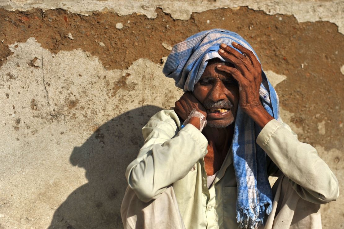 An Indian TB patient in New Delhi.