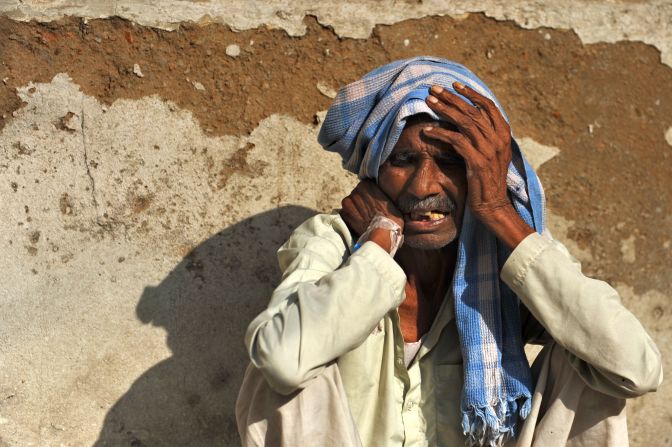 Globally, TB kills more than a million people a year. While the disease is treatable, drug-resistant strains are emerging. Pictured, an Indian TB patient outside the Rajan Babu Tuberculosis Hospital in New Delhi.