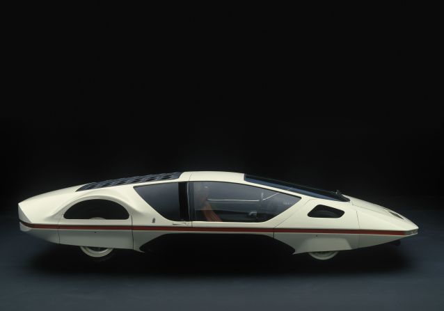In the late 1960s, designer Carrozzeria Pininfarina joined the industry trend to create the "ultimate wedge." His creation measures 37 inches high.