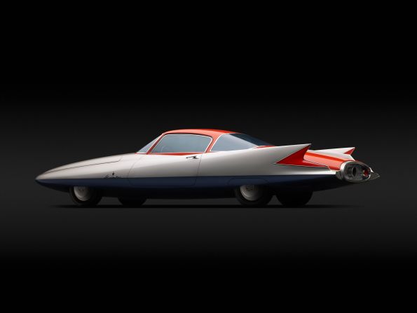 "People were more interested in their cars looking fast than actually being fast," said exhibit curator Sarah Schleuning. For this car, Chrysler partnered with Italian firm Carrozzeria Ghia and desiger Giovanni Savonuzzi, who nicknamed it "Gilda" after actress Rita Hayworth's character in the famous 1946 film.