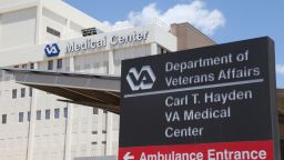 PHOENIX, AZ - MAY 08:  Exterior view of the Veterans Affairs Medical Center on May 8, 2014 in Phoenix, Arizona. The Department of Veteran Affairs has come under fire after reports of the deaths of 40 patients forced to wait for medical care at the Phoenix VA hopsital.  (Photo by Christian Petersen/Getty Images)