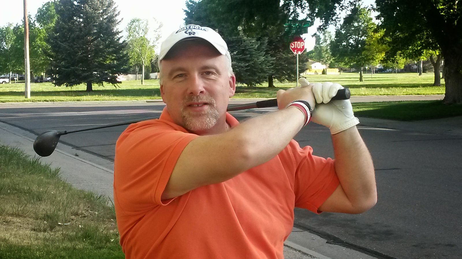Ron Cothran says even his golf swing feels better now that he's training for a triathlon.  