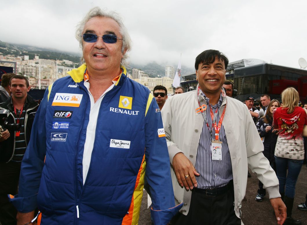 Briatore (left) doesn't have to sell his billionaire lifestyle to everyone. The Monaco Grand Prix is a place where real billionaires, such as Indian industrialist Lakshmi Mittal, come to mingle with wealthy peers. Mittal's fortune is estimated at $16.3bn.