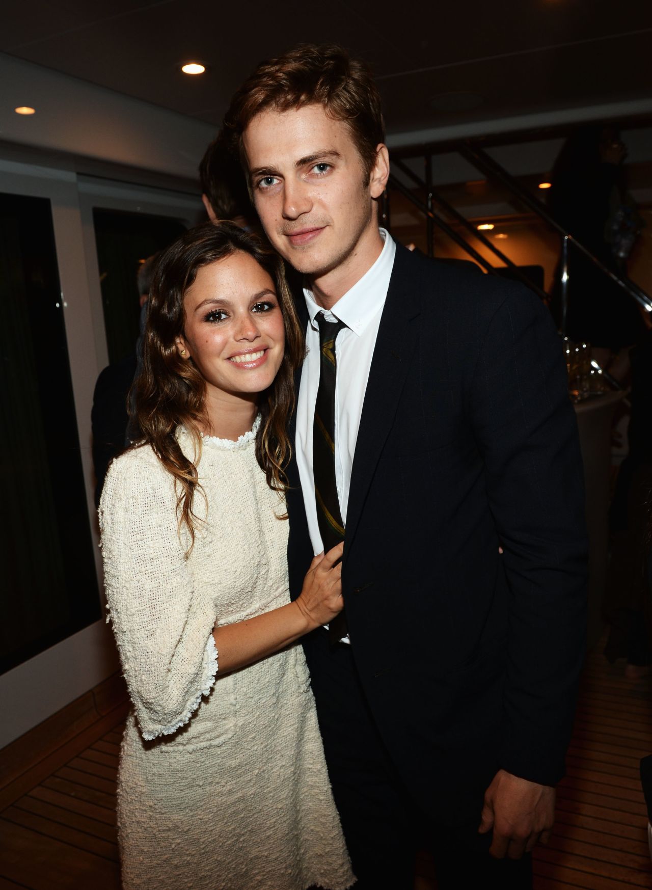 All of the hoopla surrounding the end of their engagement in 2010 may contribute to why Rachel Bilson and Hayden Christensen don't really discuss their now-reconciled relationship. It was <a href="http://www.usmagazine.com/celebrity-moms/news/rachel-bilson-pregnant-jaime-king-says-costar-wanted-a-baby-so-badly-2014265" target="_blank" target="_blank">reported in May that the couple were expecting their first child. </a>