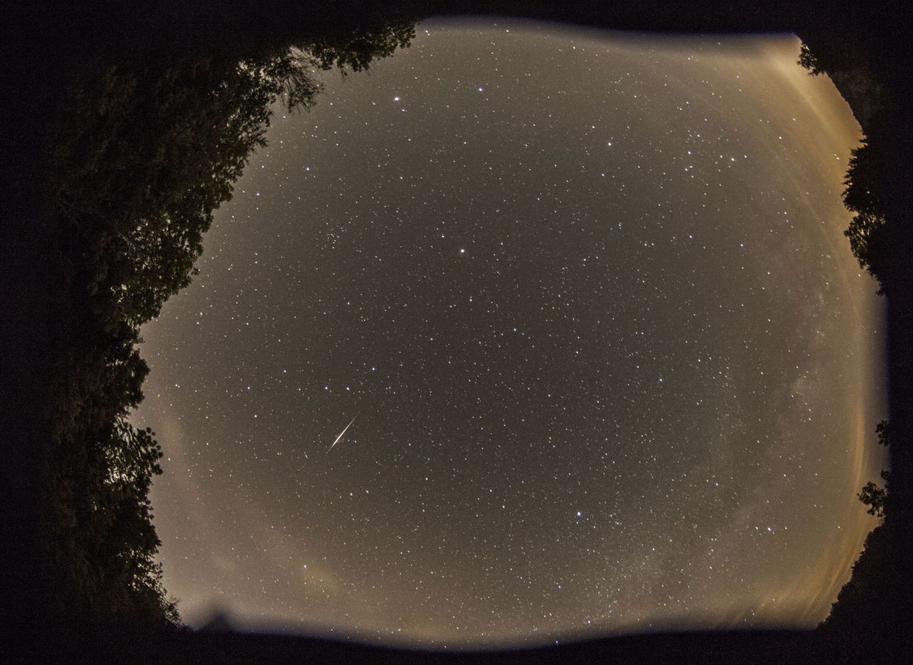 <a href="http://ireport.cnn.com/docs/DOC-1136494">Jean-Francois Gout</a> had only one word to describe the Camelopardalids meteor shower: "Disappointing!" He said he did manage to photograph a few meteors from Lake Monroe in Indiana.