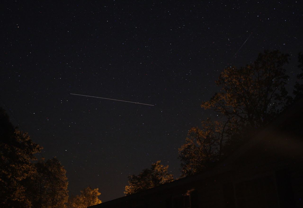 Astrophotographer <a href="http://ireport.cnn.com/docs/DOC-1136672">Barry Shupp</a> was hoping to get photos of the meteor shower from Hustontown, Pennsylvania. Instead, he had a chance to photograph the International Space Station while also catching a meteor passing by overhead. 