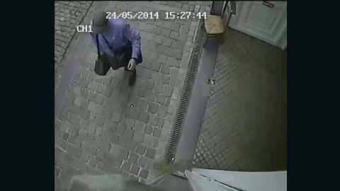 Photos released by the Federal Police of Belgium pertaining to the Brussels shooting near a Jewish museum.