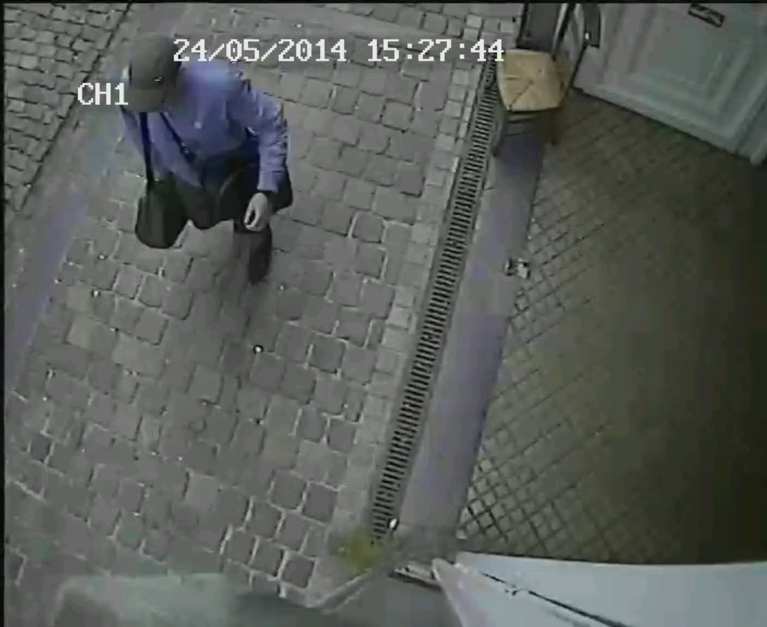 Photos released by the Federal Police of Belgium pertaining to the Brussels shooting near a Jewish museum.
