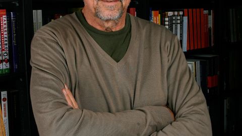 Author Tom Hayden poses before signing copies of his book, 'Ending The War in Iraq' at Book Soup June 24, 2007 in Los Angeles, California. 