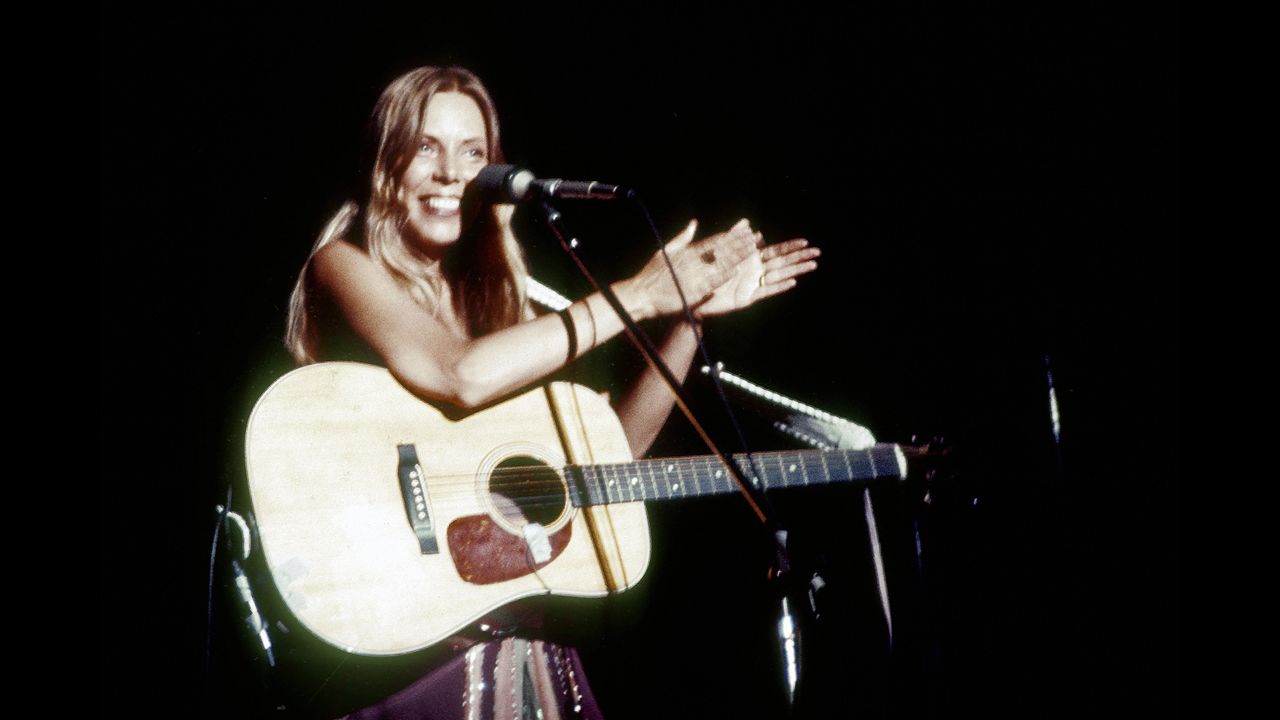 Singer-songwriter Joni Mitchell hit the Top 10 with her single "Help Me" from her album "Court and Spark," which remains Mitchell's best-selling work.