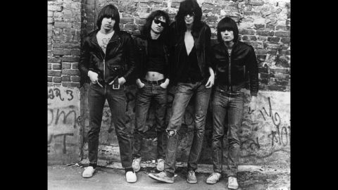 Tommy Ramone was the last surviving original member of the Ramones. From left: Guitarist Johnny Ramone (1948-2004), drummer Tommy Ramone (1949-2014), singer Joey Ramone (1951-2001) and bassist Dee Dee Ramone (1952-2002).  