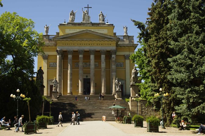 Eger Basilica, built by Jozsef Hild in the 1830s, is the second largest church in Hungary. 