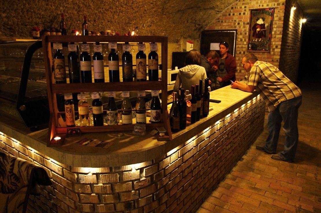 Eger's wine cellars: Thirsty work