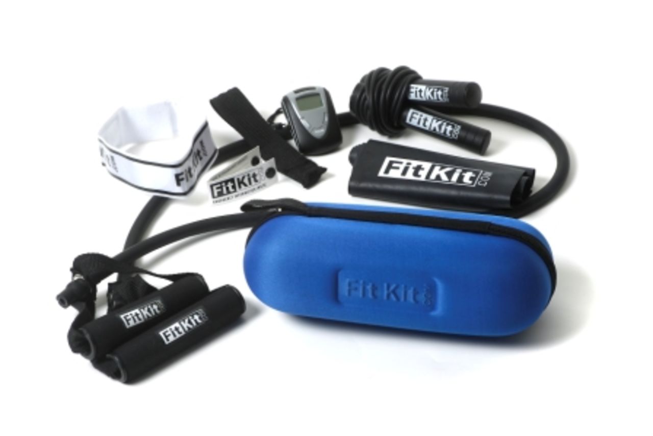 If you want to stay fit while on vacation, the all-in-one FitKit fitness kit will come in handy.