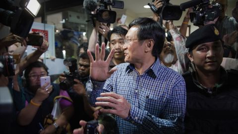 Thai soldiers arrest ousted Education Minister Chaturon Chaisang at the Foreign Correspondents' Club of Thailand in Bangkok on May 27. 