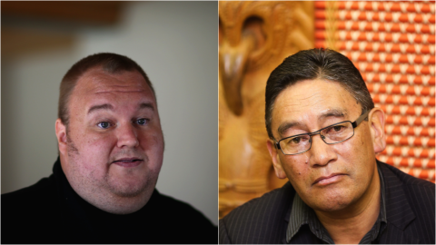 German web tycoon Kim Dotcom and Maori nationalist Hone Harawira have been labeled a political odd couple.