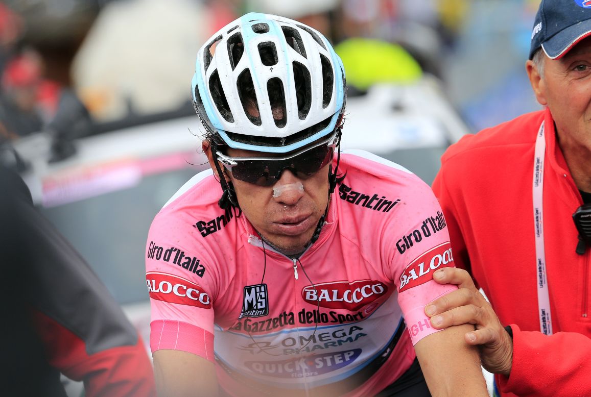 El colombiano Rigoberto Urán fue segundo en el Giro.