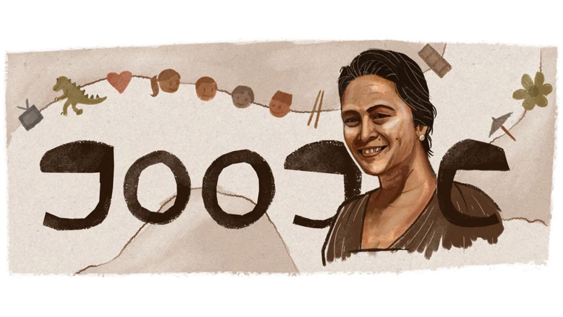A Doodle on January 7, 2014, in Malaysia celebrated director and writer Yasmin Ahmad's 56th birthday.