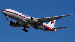 File photo: The missing Malaysia Airlines 777 airliner, photographed in Australia in 2010.