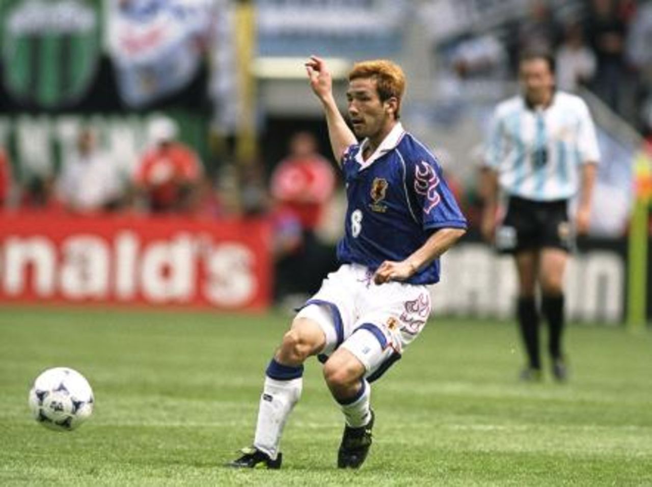Nakata against Argentina at France 98