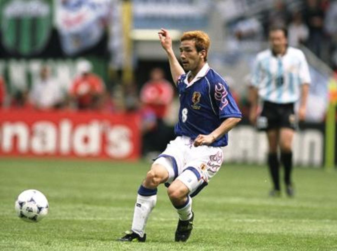 Nakata against Argentina at France 98