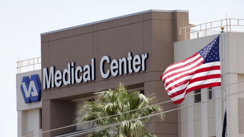 This photo from Saturday, May 17, 2014 shows the Department of Veterans Affairs in Phoenix. The Veterans Affairs Inspector General's office said late Tuesday, May 20, 2014, that 26 facilities are being investigated nationwide — up from 10 just last week — including a hospital in Phoenix, Arizona, where 40 veterans allegedly died while waiting for treatment and staff there kept a secret list of patients waiting for appointments to hide delays in care. (AP Photo/Matt York)