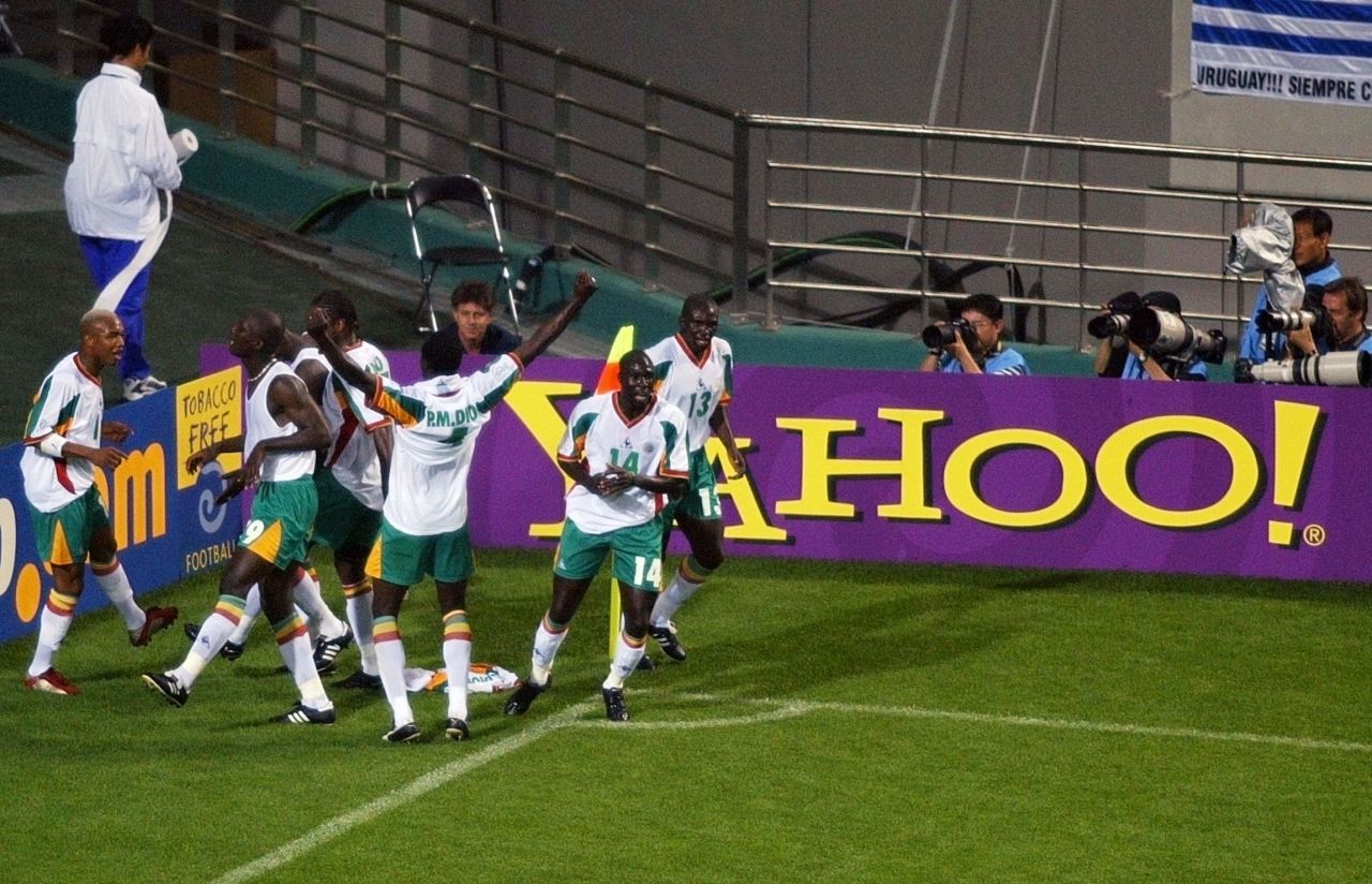 Senegal became the second African side to reach the quarterfinal stage of a World Cup in 2002. It kicked things off in style by defeating the reigning world champions France 1-0 on the opening day of the tournament.