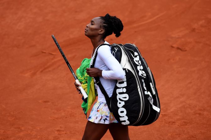 Venus has been hindered by debilitating autoimmune disease Sjogren's Syndrome in recent years, and is currently ranked 29th in the world. Only once in her last seven outings at Roland Garros has she made it past round three.