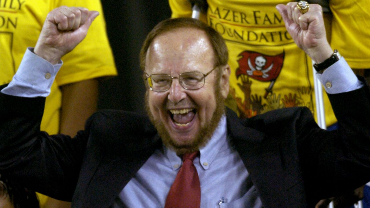 The Tampa Bay Buccaneers won their first Super Bowl crown in 2002 under Malcolm Glazer's ownership.