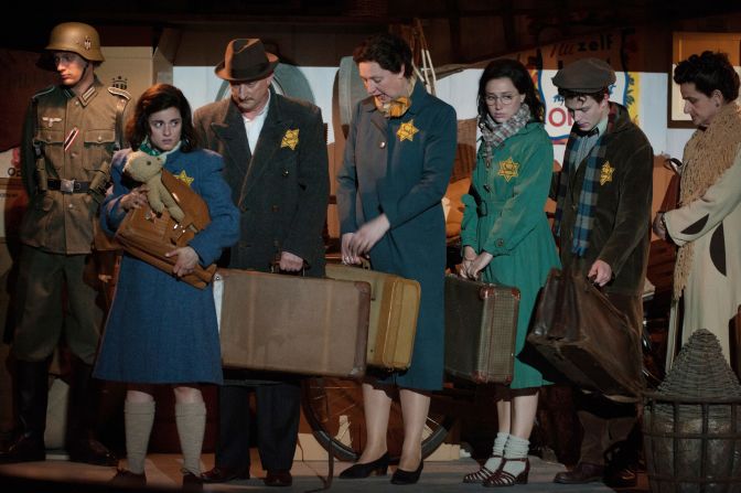 The play charts the life of Anne Frank from prior to her time in hiding to her last days in Bergen-Belsen, the Nazi concentration camp where she died after contracting typhus.