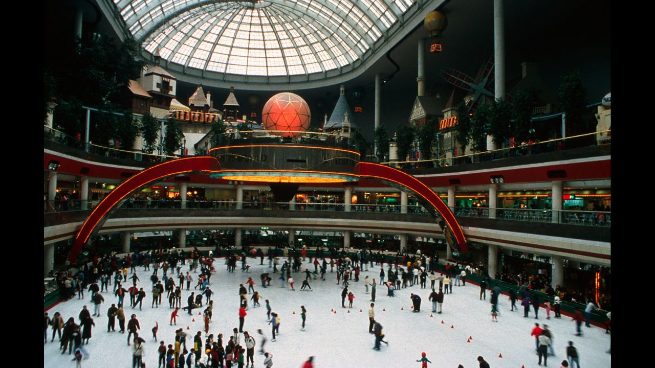 Lotte World in Seoul, South Korea, has a theme park, a shopping mall, a hotel, sports facilities and a movie theater. 