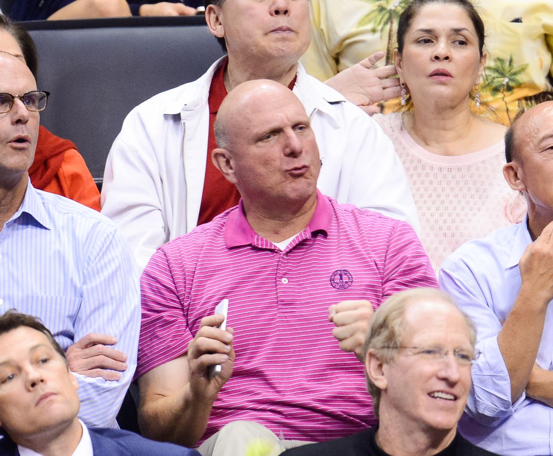 Former Microsoft executive Steve Ballmer negotiated to buy the Clippers for $2 billion.