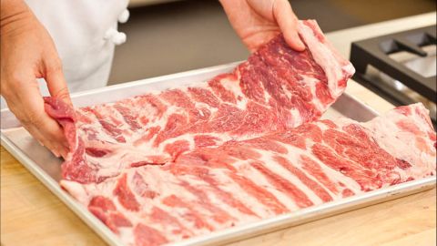 St. Louis-style (as opposed to baby back or classic spareribs) refers to spareribs that have been trimmed of belly and skirt meat and excess cartilage. The minimal fuss involved in using them makes them our top choice for barbecue.
