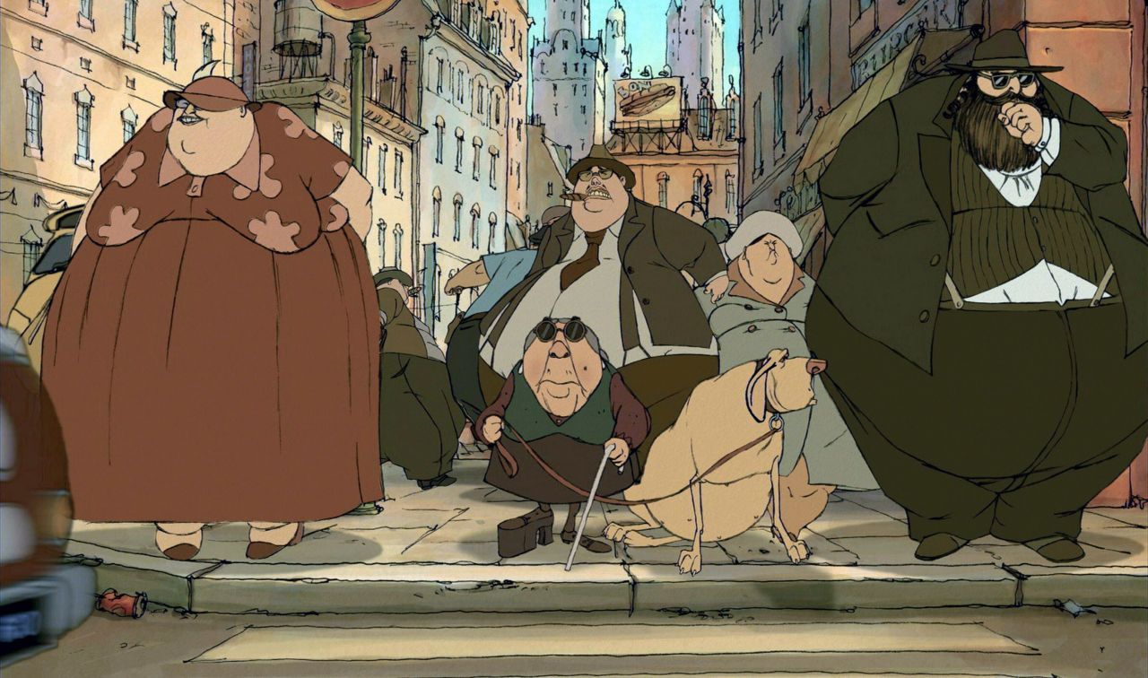 <strong>"The Triplets of Belleville" (2003)</strong> - In this animated flick, Madame Souza and her pooch Bruno team up with  the Belleville sisters to find her missing grandson. (Netflix) 