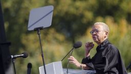 Poet and professor Nikki Giovanni's fiery work often addresses race and gender. A National Book Award finalist and sought-after speaker, Giovanni teaches at Virginia Tech and has written several books for children and adults.