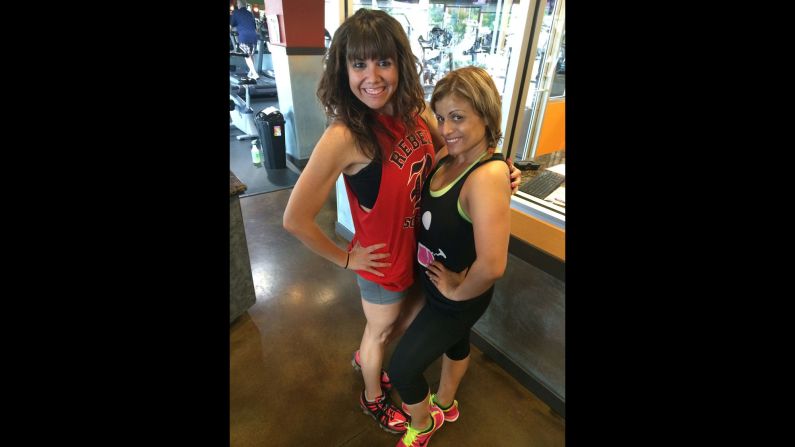 May 2014: Tarver kept taking classes with Salas, who pushed her to get her Zumba instructor license and is now a close friend.