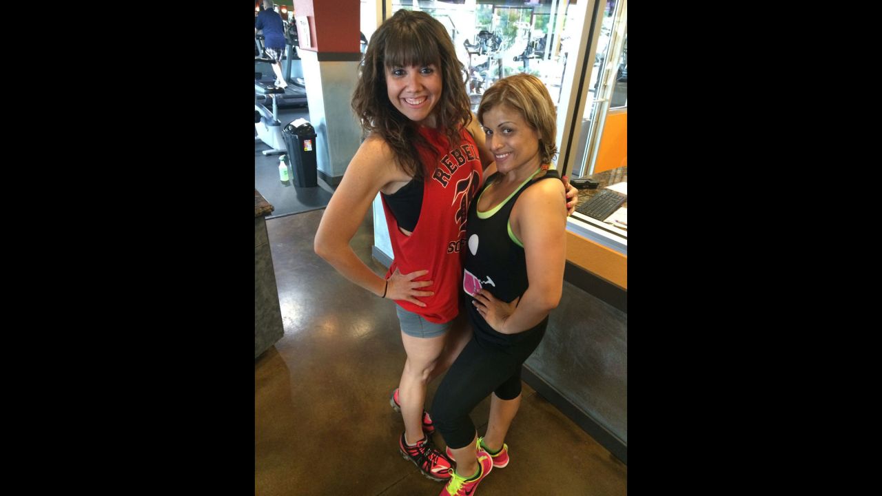 May 2014: Tarver kept taking classes with Salas, who pushed her to get her Zumba instructor license and is now a close friend.