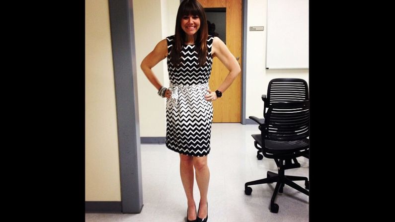 March 2014: "This was my first size 6 dress that I fit into since middle school. I was over the moon excited about being able to zip it up in the back without struggling."