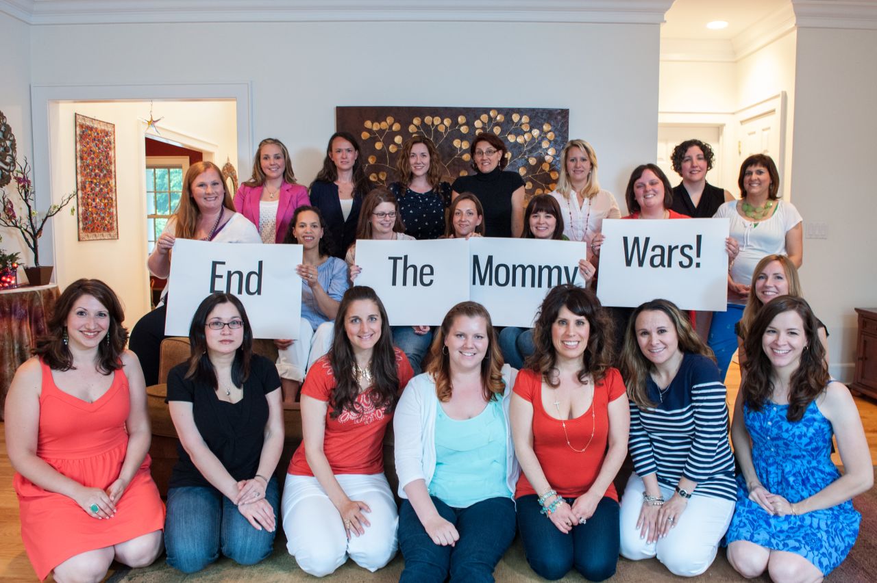 This group of Connecticut moms wants the sniping and competition between mothers to end, so they created the photo project "End the Mommy Wars." Click through the gallery to see some of the divergent mothering choices they've made -- and made peace with.
