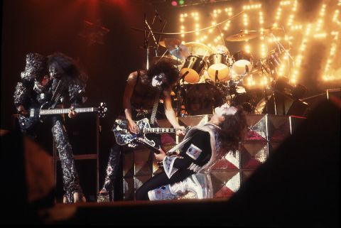 Kiss used makeup to take its stage persona to another level. The group built its fan base over <a href="http://www.cnn.com/2014/05/02/showbiz/gallery/40-years-of-kiss/">40 years</a> of constant touring and was rewarded with such hit singles as "Rock and Roll All Nite," "Beth" and "Hard Luck Woman."