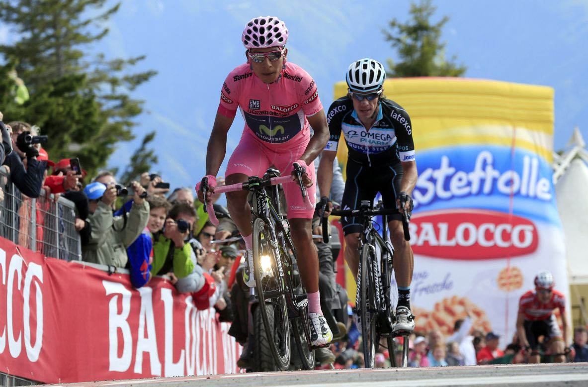Los colombianos Nairo Quintana y Rigoberto Uràn, protagonistas hitóricos de la edición 97 del Giro de Italia.