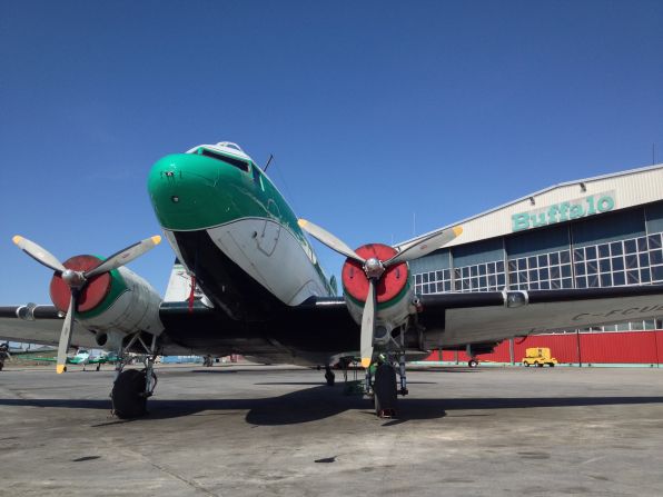 Canada's Buffalo Airways offers some of the last regularly scheduled passenger DC-3 flights in North America. The DC-3 was introduced nearly 80 years ago, and hundreds still fly around the world. Click through the gallery for more. 