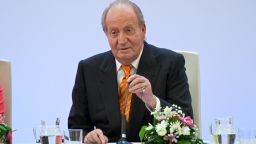 King Juan Carlos of Spain attends the 'Rey de Espana' and 'Don Quijote' journalism awards 2014 at 'Casa del Libro' on May 27, 2014 in Madrid, Spain.