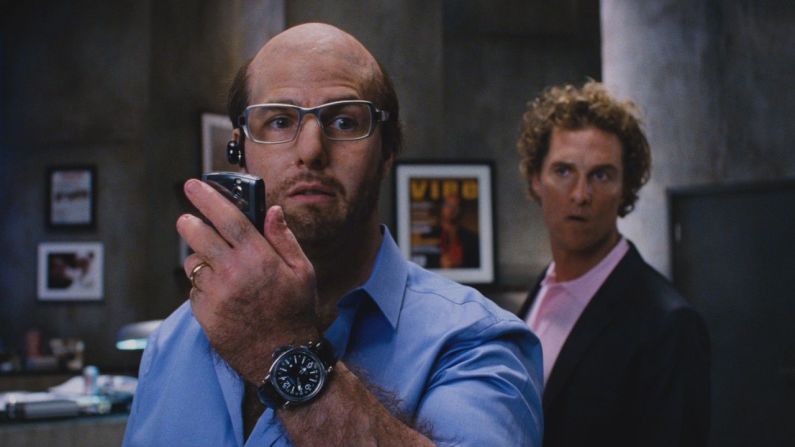 Some people couldn't even believe that this was Tom Cruise with his bald head and bulging belly in "Tropic Thunder" in 2008. 