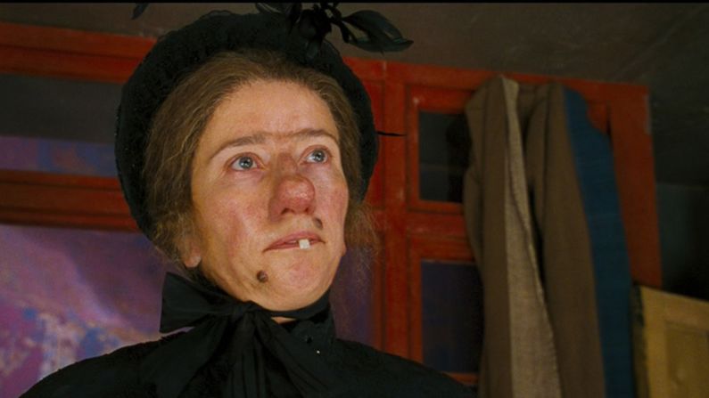 Lots of makeup helped transform Emma Thompson into the magical Nanny McPhee from the 2005 film of the same name.