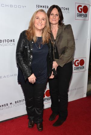 Melissa Etheridge, left, and Linda Wallem married in May 2014 at San Ysidro Ranch in Montecito, California. The singer <a href="index.php?page=&url=https%3A%2F%2Ftwitter.com%2Fmetheridge%2Fstatus%2F473112831898820609" target="_blank" target="_blank">tweeted </a>"True love...so blessed. 'By the power invested in me by the state of California...' Thanks" along with a wedding picture of her and Wallem, who is one of the creators of the Showtime series "Nurse Jackie."